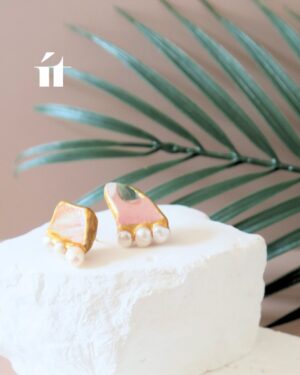 Kintsugi Earring しろ -Shiro-